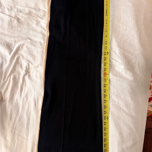 Alice + Olivia Wide-Leg Dressy Pants with Contrast Side Stripe - Picture 7 of 9